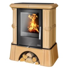 Kachlová kamna ABX Bavaria s výměníkem, naturbraun